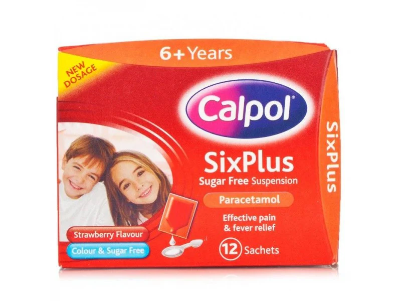 Calpol Six Plus Sugar Free Suspension Sachets