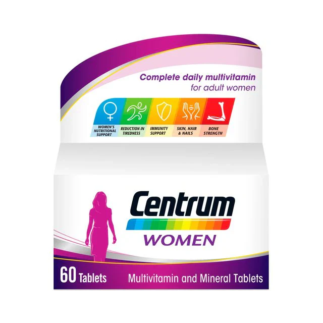 Centrum Women Multivitamin & Mineral Vitamin D Complete Tablets 60 Brand New