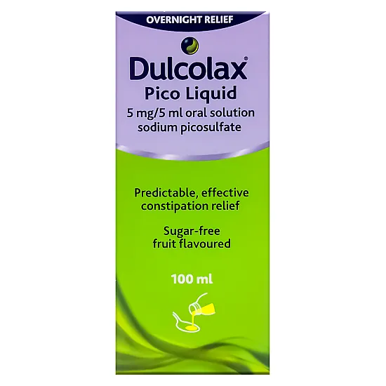 Dulcolax Pico Liquid Laxative (Sodium Picosulfate) 5mg/5ml Oral Solution – 300ml