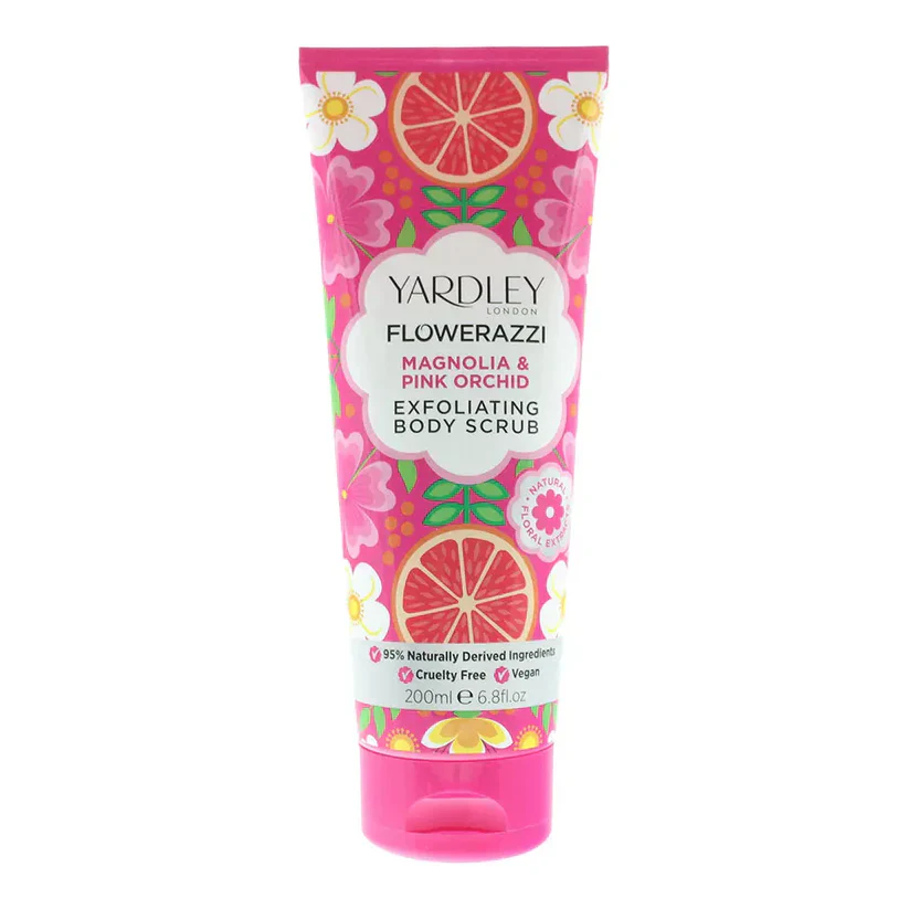 Flowerazzi Magnolia & Pink Orchid Body Scrub 200ml