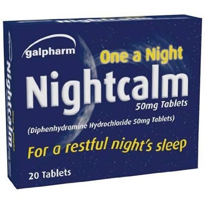 Galpharm One A Night Nightcalm Sleep Aid 50mg tablets (brand may vary)