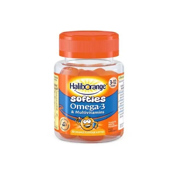 Haliborange Kids Teens Omega-3 & Multivitamins Softies 30 tablets