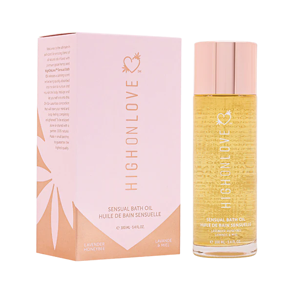High On Love - Bath Oil - Lavender Honeybee