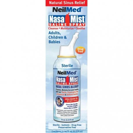Neilmed NasaMist Saline Nasal Spray - 75ml