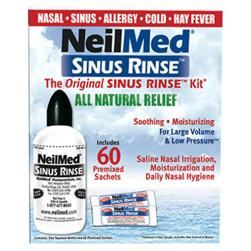 Neilmed Sinus Rinse Regular Kit - 60 Premixed Sachets