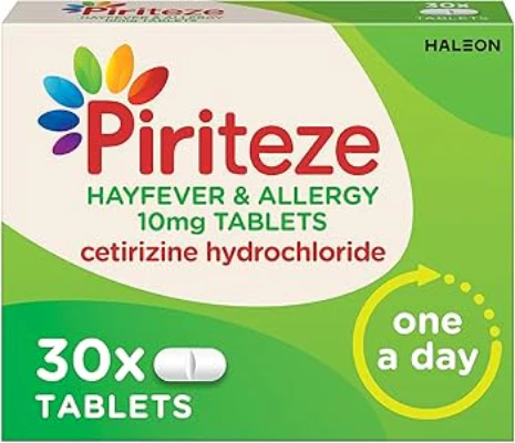 Piriteze Antihistamine Allergy Relief - 30 Tablets
