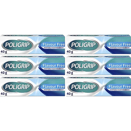 Poligrip Denture Fixative Flavour Free