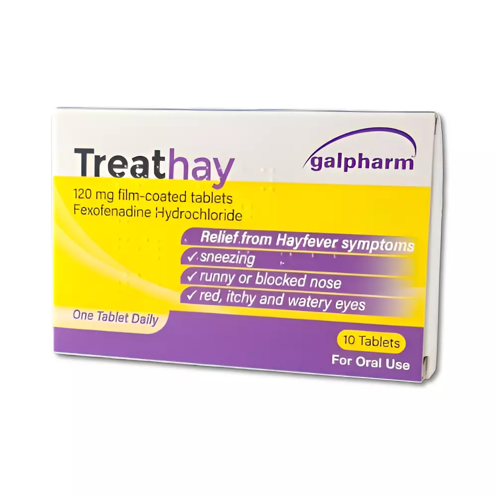 Treathay Fexofenadine 120mg - 10 tablets